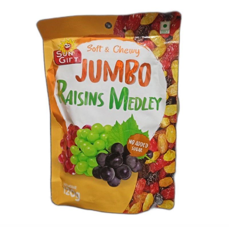 

Sun Gift Jumbo Raisins Medley Pouch 120g