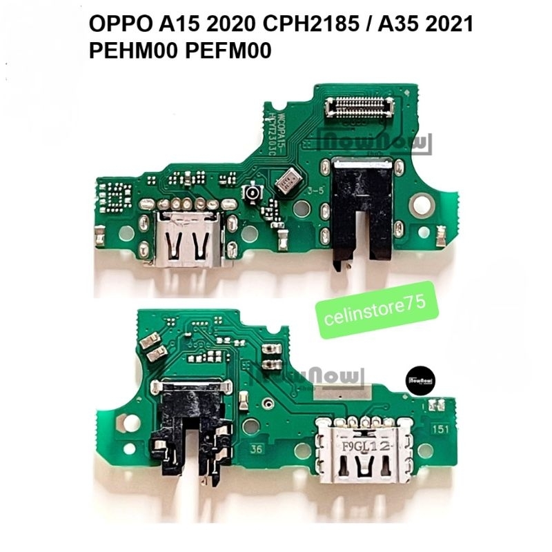 PCB cas Oppo a15 / konektor cas Oppo a15