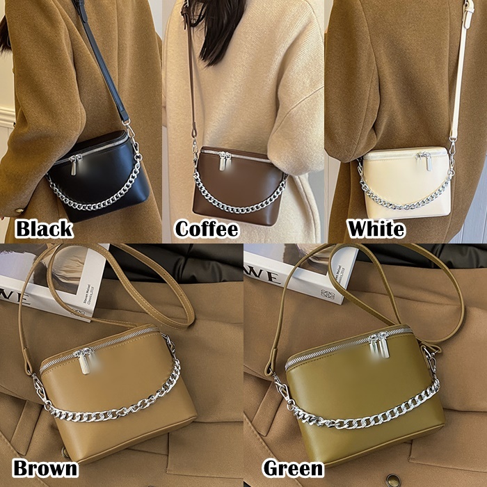 Sling Bag GD23760 Tas Tabung Selempang Wanita Rantai Pendek Import
