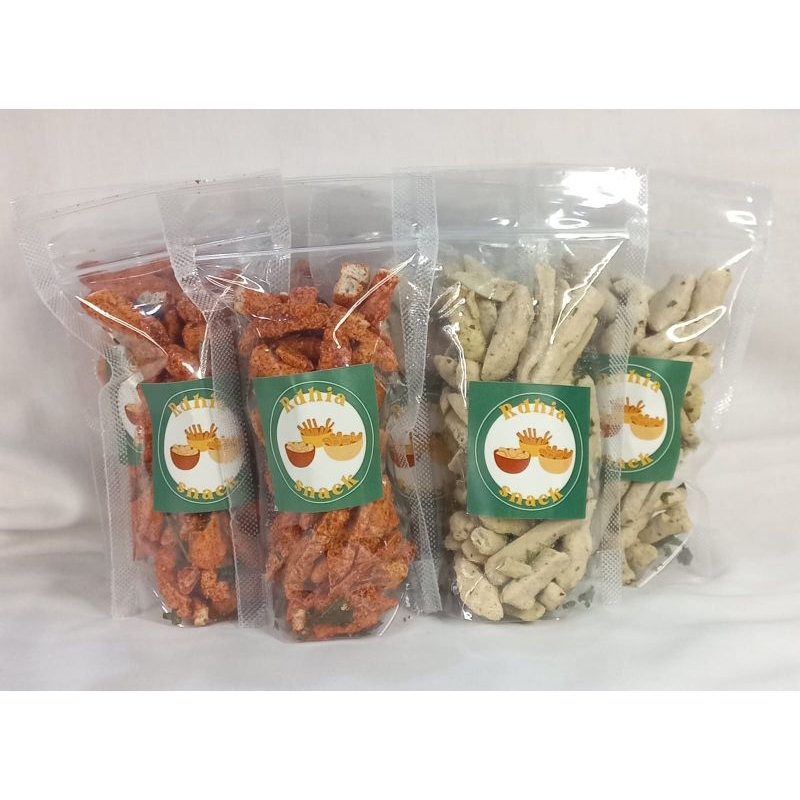 

Basreng ori dan pedas daun jeruk 75 gram