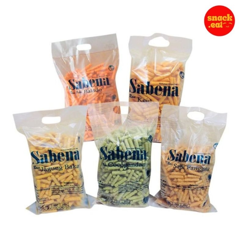 

[DISKON TERMURAH] SABENA Snack Stick Aneka Rasa Keju Balado Cocopandan Sapi Panggang Jagung Bakar Cappucino