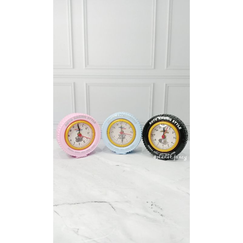 jam mini weker meja/jam mini ban