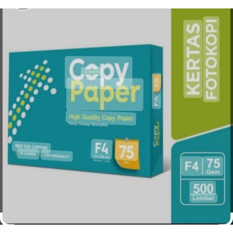 

kertas Fotocopy Copy paper F4 gsm 75
