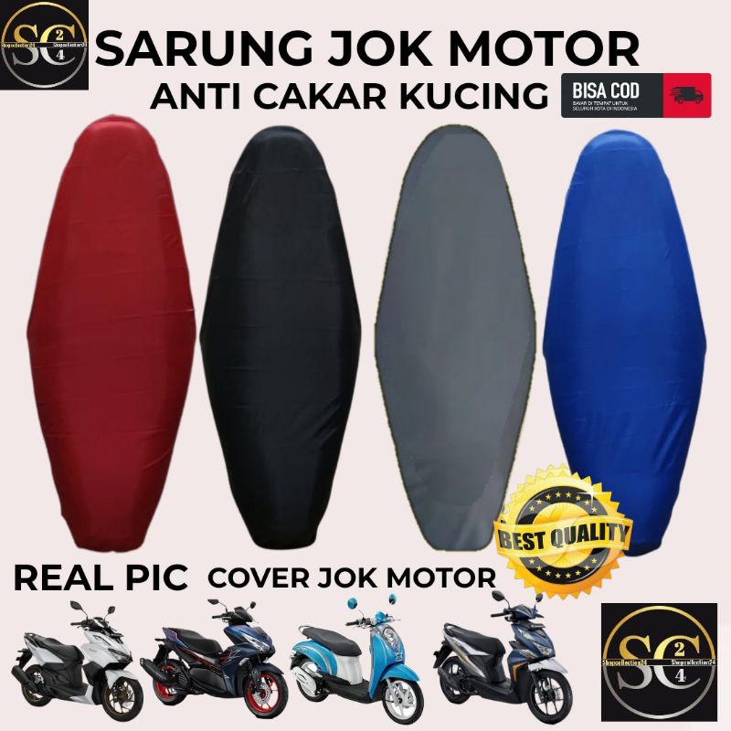 sarung jok motor anti cakar kucing