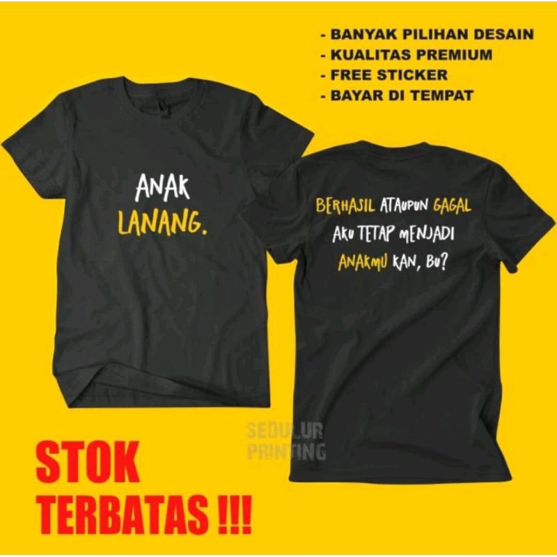 KAOS ANAK LANANG BERHASIL ATAUPUN GAGAL