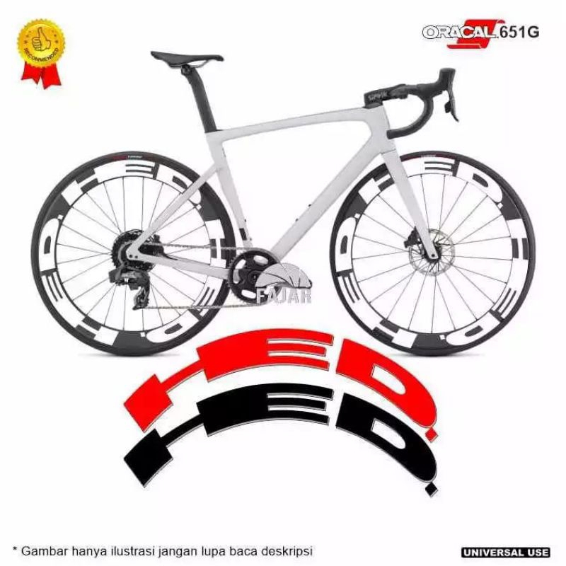 HED CUTTING STIKER VELG/RIM 700/RB/FIXIE