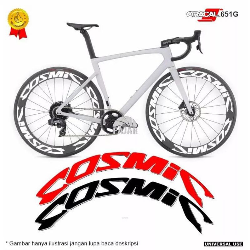 COZMIC CUTTING STIKER VELG/RIM 700/RB/FIXIE