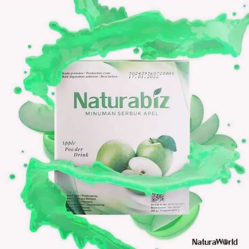 

NATURABIZ Minuman Serbuk Rasa Apel Naturaworld 100% Ory