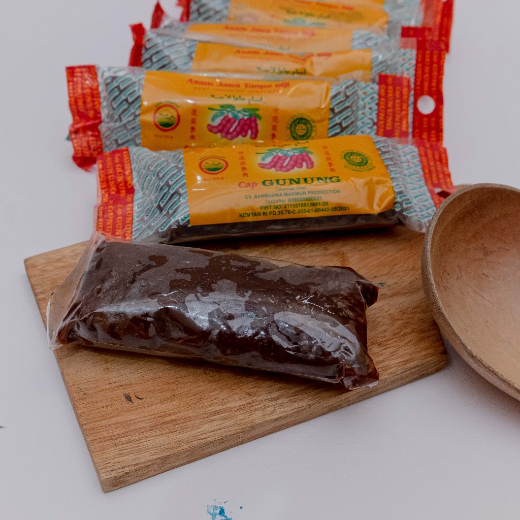 

ASAM JAWA ASAM TANPA BIJI ASAM DAGING CAP GUNUNG DAGING 100gr