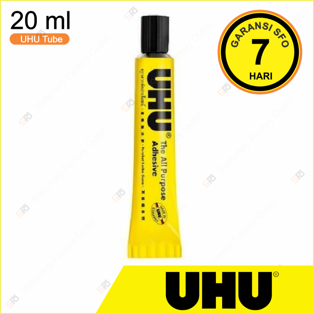 

Lem Uhu Tube 20ml - SFO Semarang Official