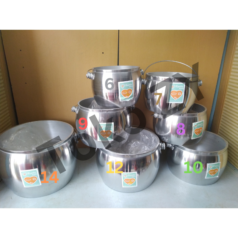 Periuk Masak Nasi / Rante Kasih / Aluminium