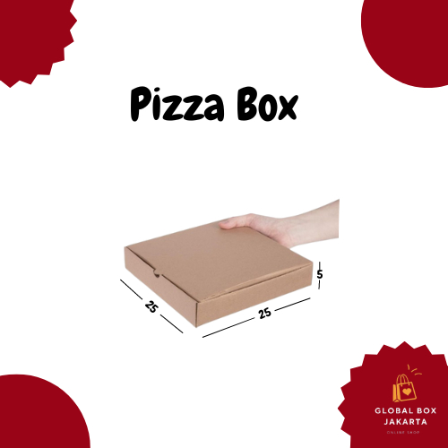 

Dus pizza polos - Kardus Packaging - Dus Murah Ukuran 25x25x5