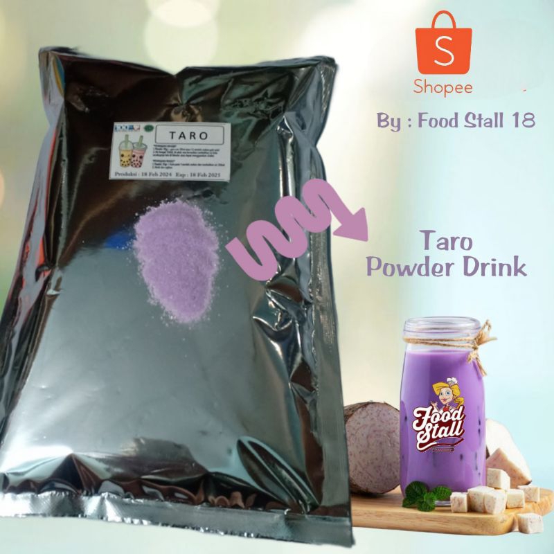

Powder Drink Taro 1Kg - Bubuk Minuman Rasa Taro 1 Kg