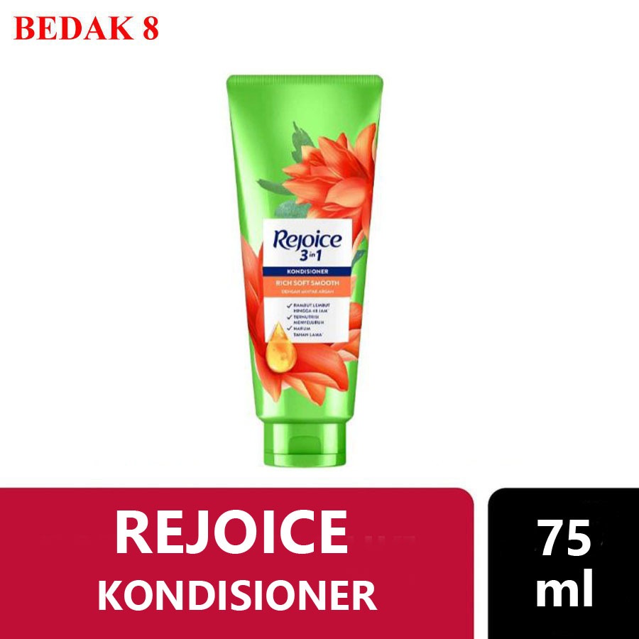 REJOICE 3 in 1 Kondisioner Rich Soft Smooth 70ml | Rejoice Conditioner