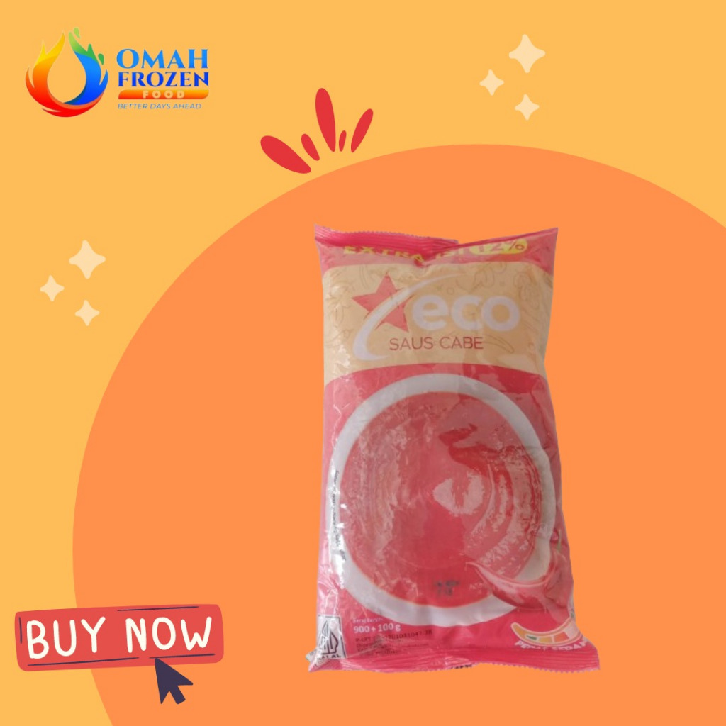 

ECO Saus Sambal Saos Pedas 1kg