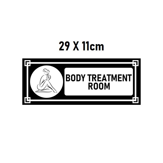 

Stiker Body Treatment Room Stiker Vynil Laminasi Glossy-dof