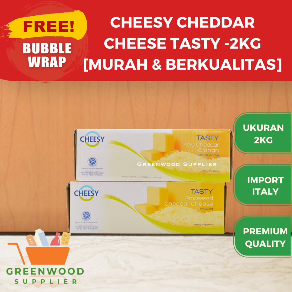 

Cheesy Tasty Cheddar Cheese - 1,9 KG