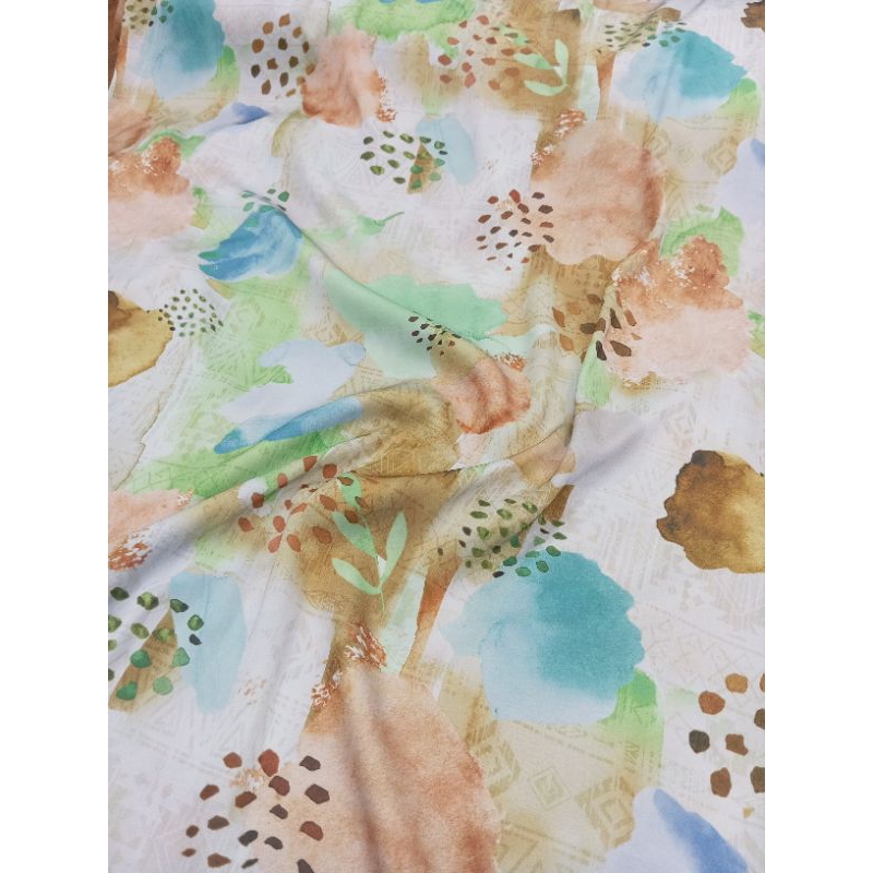 Kain Semi Sutra silk Motif /Kain Kebaya. Dres. Gamis Semi Sutra