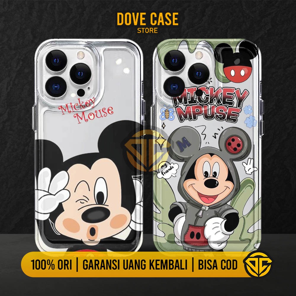 CLEAR CASE MICKEY MOUSE REALME C21Y C33 3 5 6 7 11 PRO  C11 2020 C11 2021 C15 DOVE CUSTOME Kesing Hp
