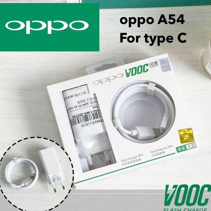 Terlarisss FON Charger Casan OPPO A54 MICRO DAN TYPEC SUPER VOOC cocok untuk semua hp android