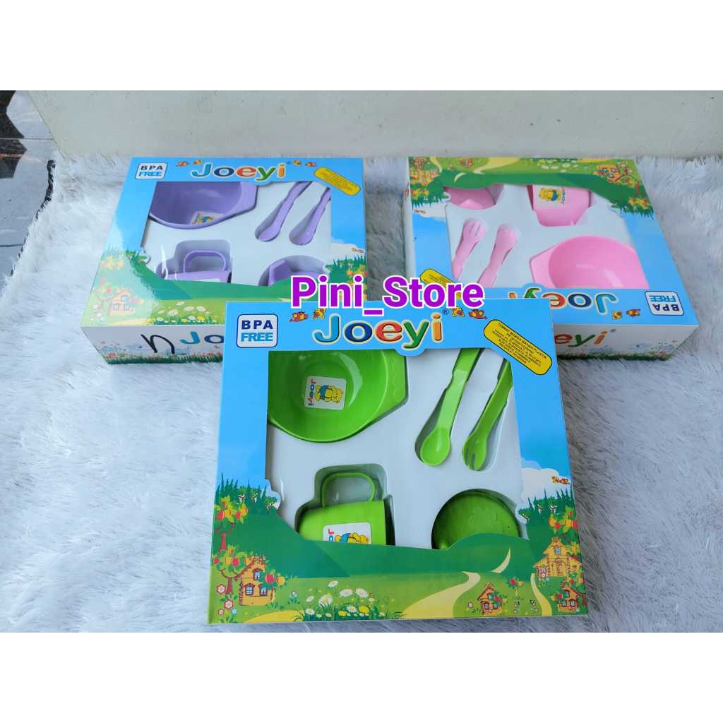 Joeyi Fedding Set Box Kecil / Alat Tempat Makan Anak/Bayi