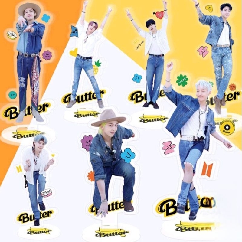 Stand Figure Akrilik Acrylic BTS Butter JUNGKOOK V JIN Bangtan Boys