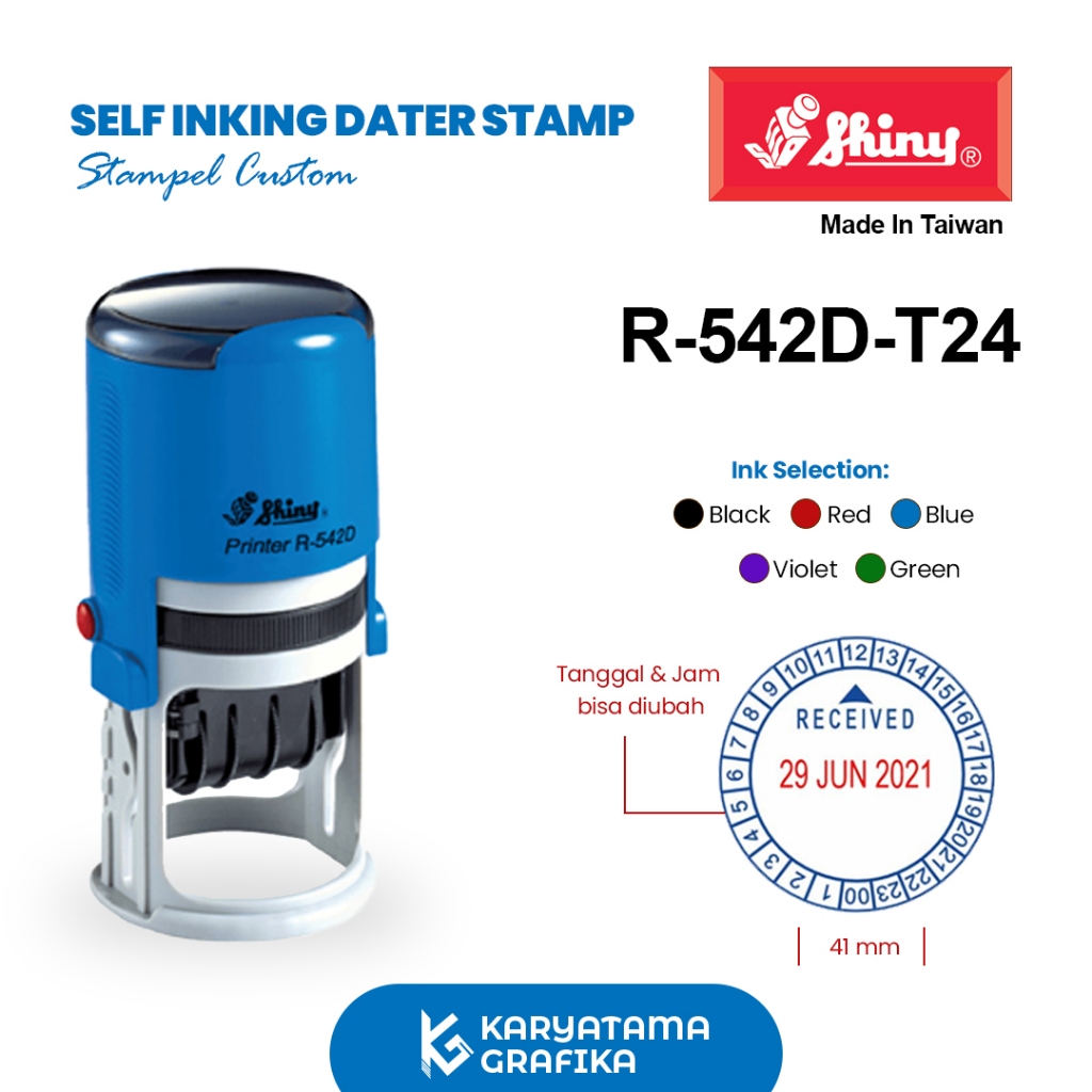 

Stempel Shiny R-542D- T24 (Tanggal)