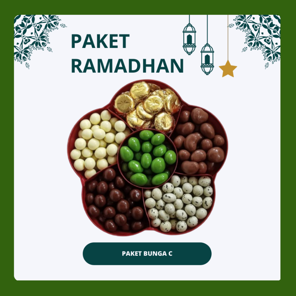 

Paket Parcel Ramadan Hampers Coklat Original New Tray Bunga Besar Greentea