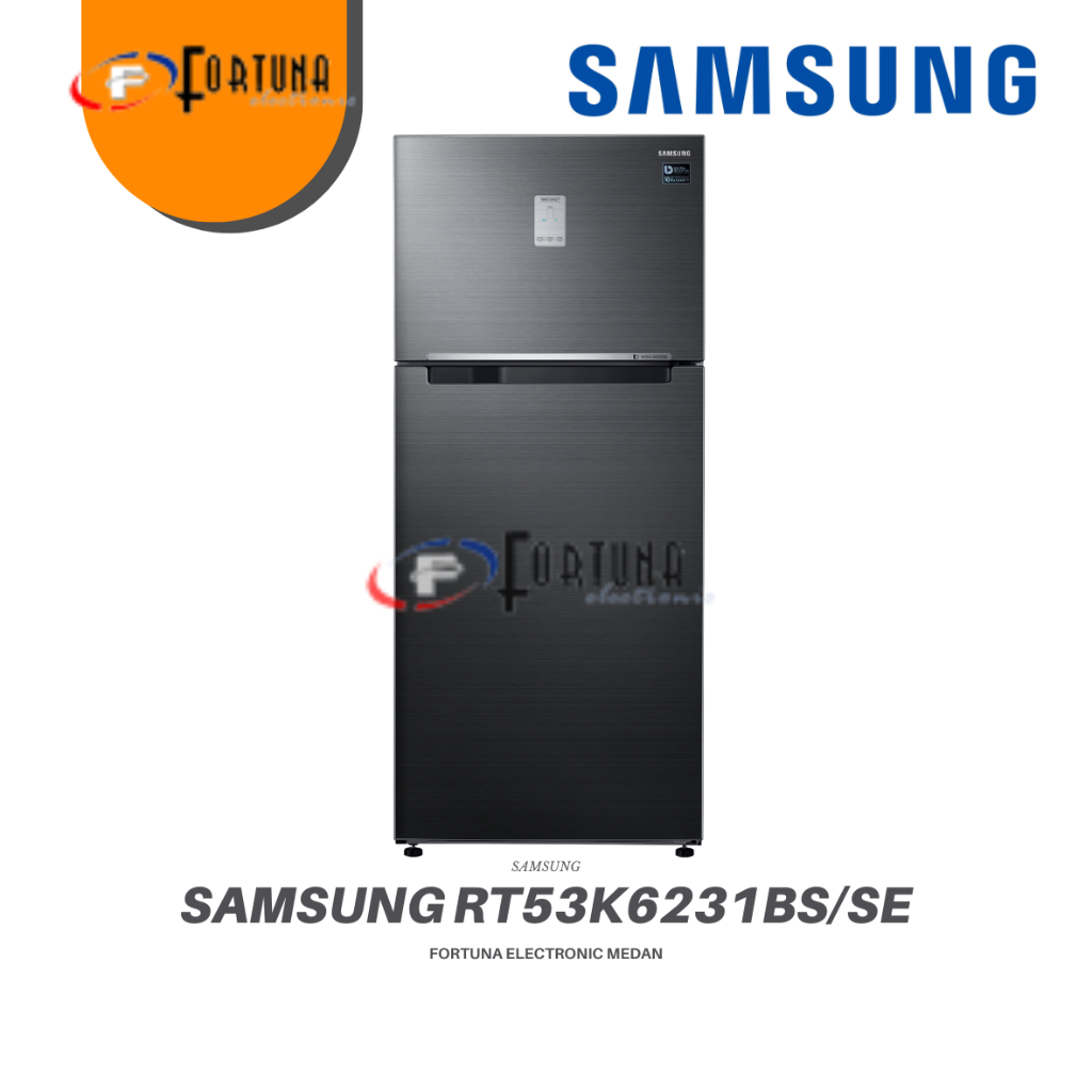 KULKAS KELUARGA SAMSUNG RT53K6231BSSE / RT53K6231 KULKAS 2 PINTU TWIN COOLING 543 LITER  - GARANSI R