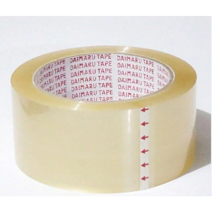 Lakban Daimaru Bening. 1 Roll (6Pcs)