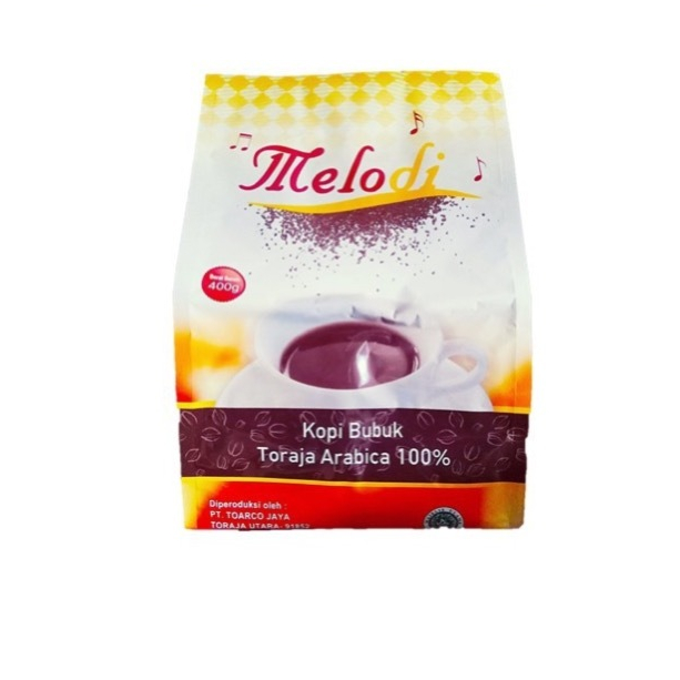 

Melodi Kopi Bubuk Toraja Arabica 100% 400 gr