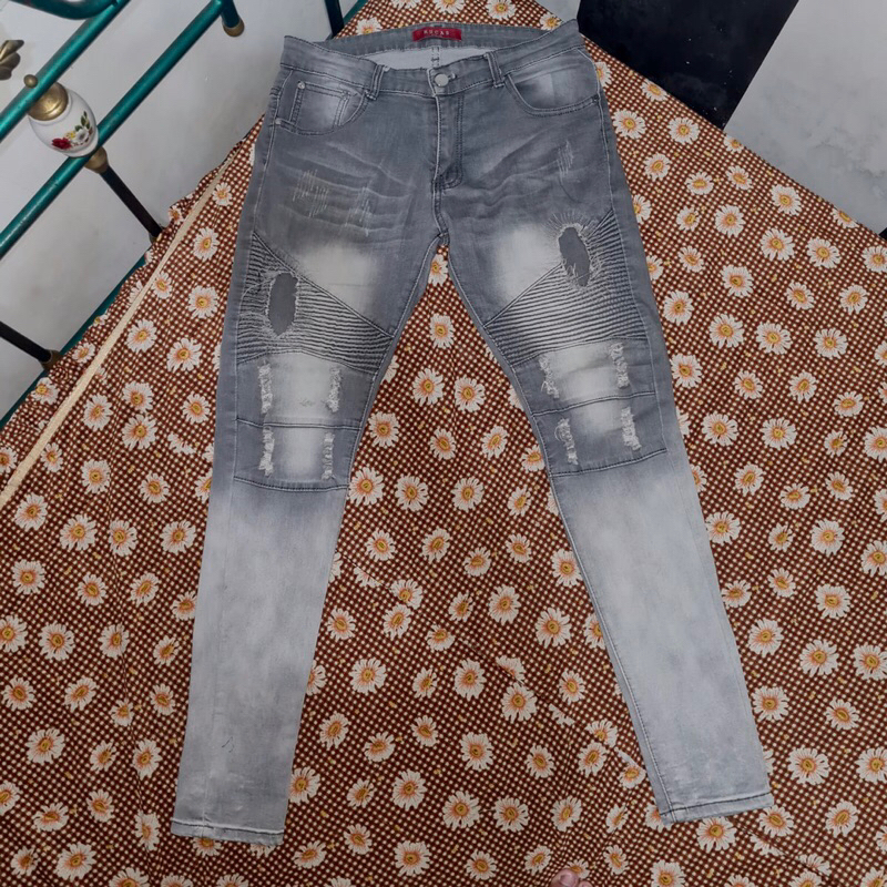 RUCAS SEASON 3 Grey Asphalt Denim size 32