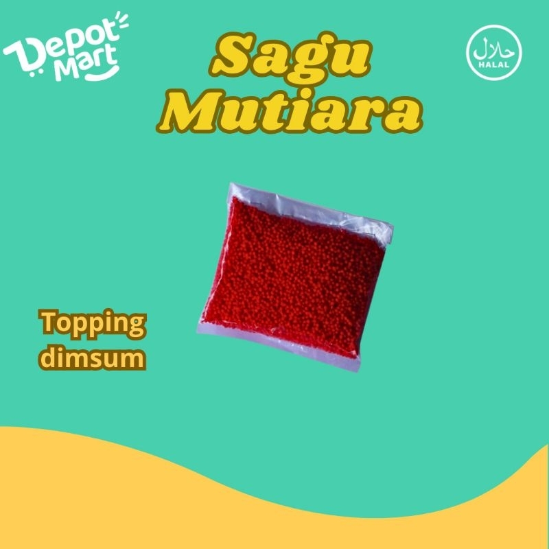 

Sagu Mutiara Topping Dimsum Siomay / Sagu Mata Ikan