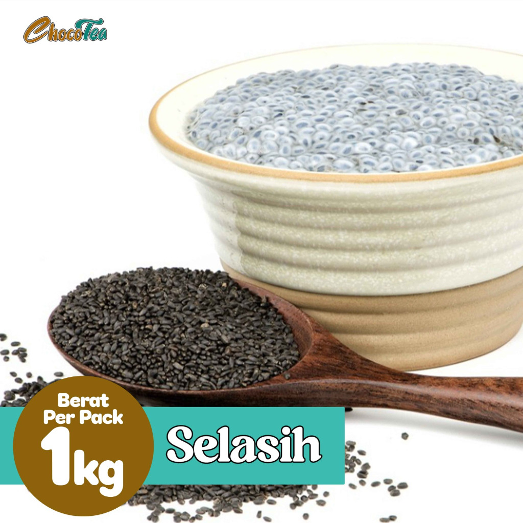 

Biji Selasih Yutakachi 1000 Gram Kemasan 1kg Basil Seed Grade Import Herbal Produk Memperlancar Sistem Pencernaan