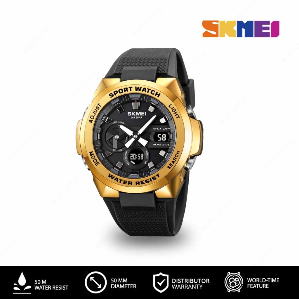 SKMEI 2105 Jam Tangan Dual Time Pria