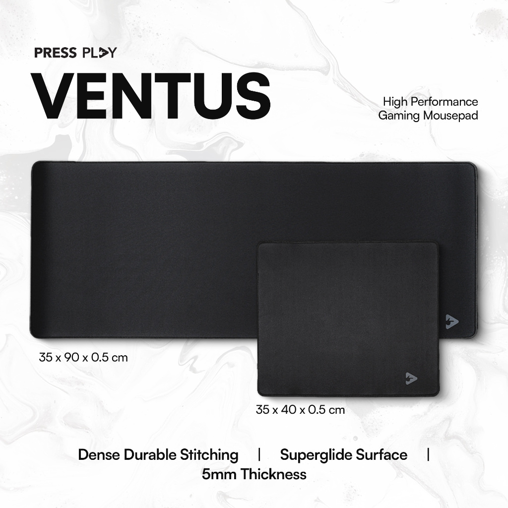 VENTUS Gaming Mousepad 35x90cm + 35x40cm 5mm Thick