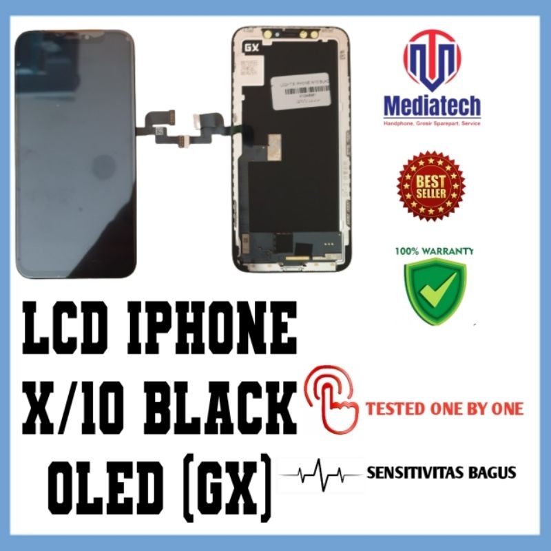 LCD IPHONE X/10 BLACK (GX) OLED