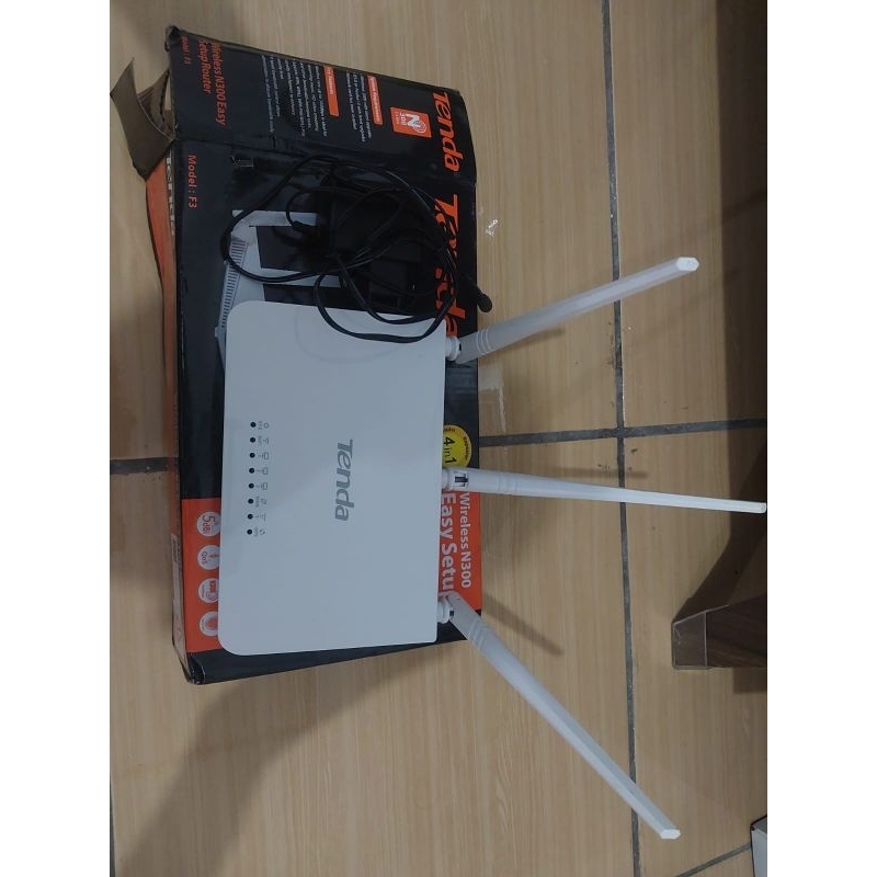 router tenda f3