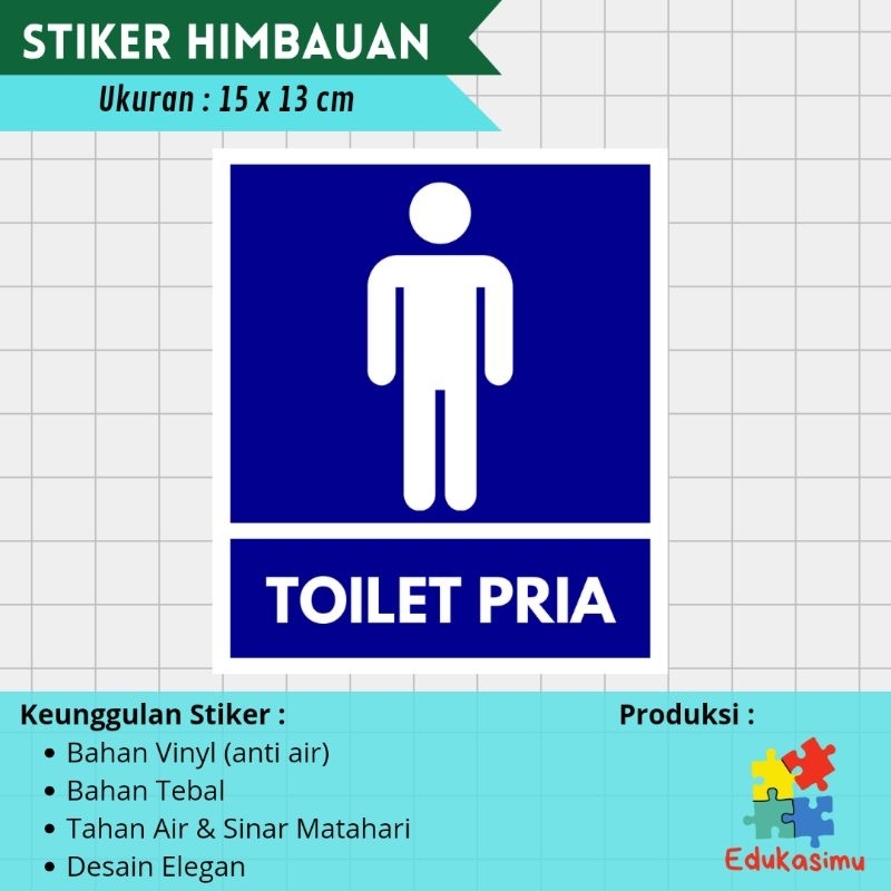 

STIKER TOILET PRIA