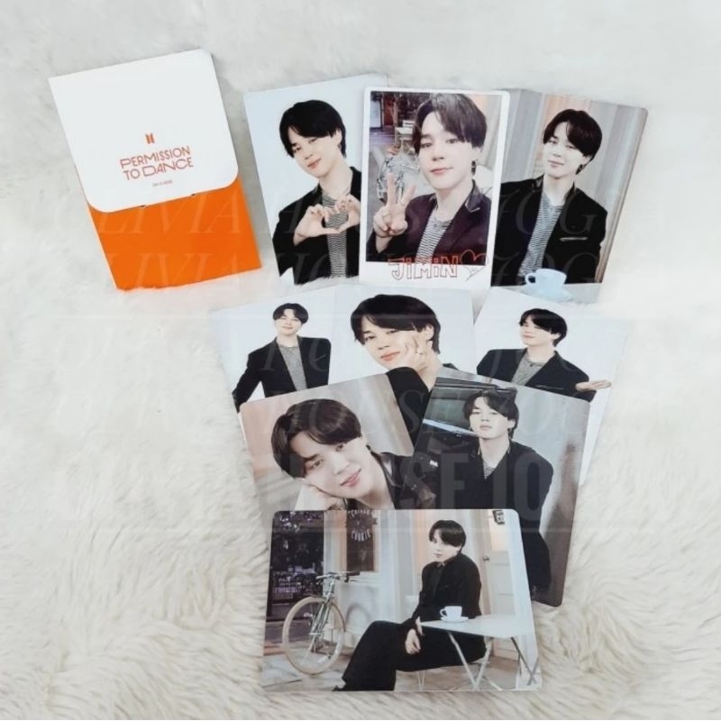 Photocard Jimin BTS Permission To Dance Concert Mini Photocard Permission To Dance Concert BTS Jimin