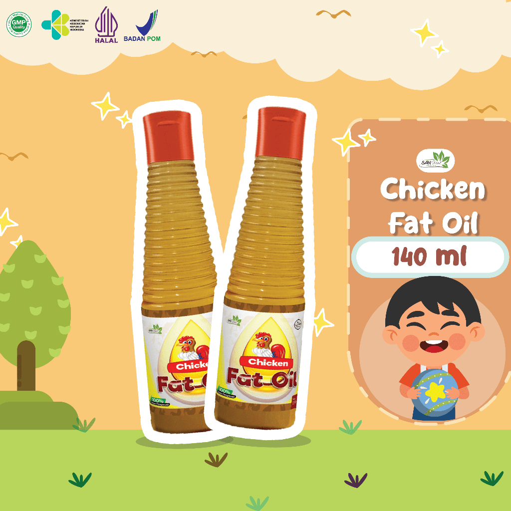 

Minyak Ayam 140 ml Sanfood Chicken Fat Oil Minyak Lemak Ayam Sanfood Brilian Minyak Ayam Mpasi
