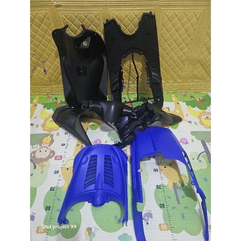 Body kasar fullset yamaha mio sporty original Paru kolong BIRU