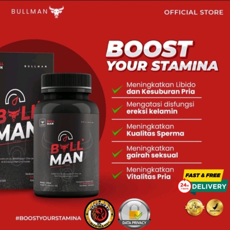 BullMan 350 ml - Suplemen Herbal Penambah Stamina