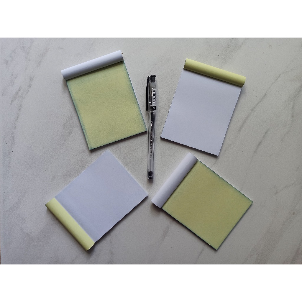 

NOTA MINI 2 PLY POLOS NCR UKURAN 1/8 FOLIO 8 X 10 CM LANGSUNG TEMBUS NOTA MURAH RANGKAP DUA