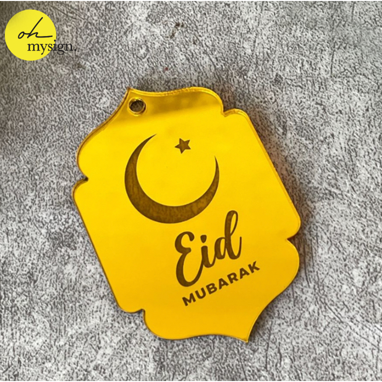 

Hiasan Label Hampers Kado Hang Tag Akrilik Lebaran Ramadhan Idul Fitri