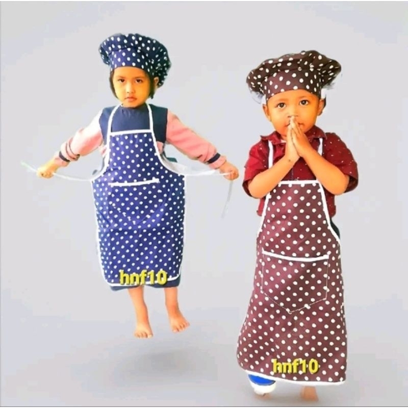 Satu Shet Celmek Anak TK + Topi koki Murah