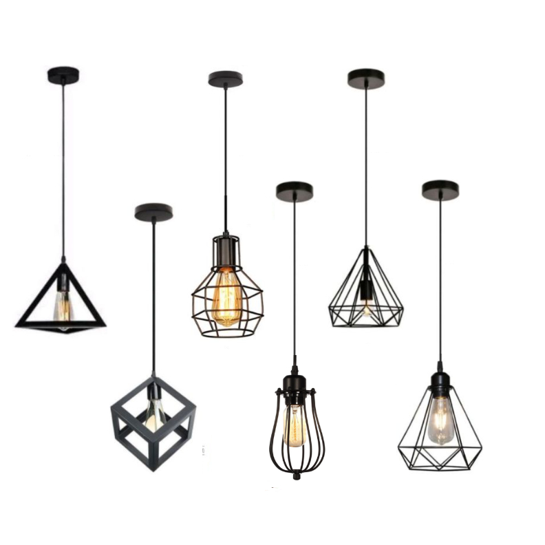 Lampu Gantung Lamp Hias Minimalis Fitting Soket E27 Estetik Vintage