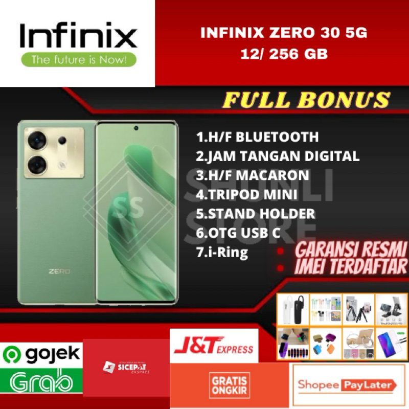 INFINIX ZERO 30 5G 12/256GB NEW GARANSI RESMI