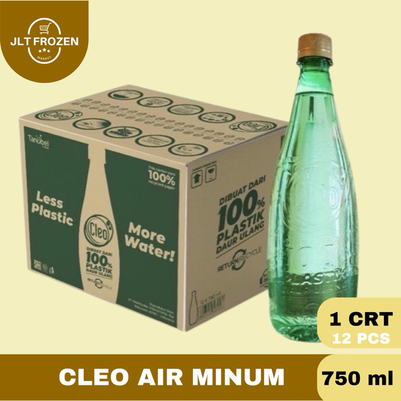 

Cleo Eco Go Green/ Air Mineral Cleo Botol Hijau 750ml KARTON 12pcs