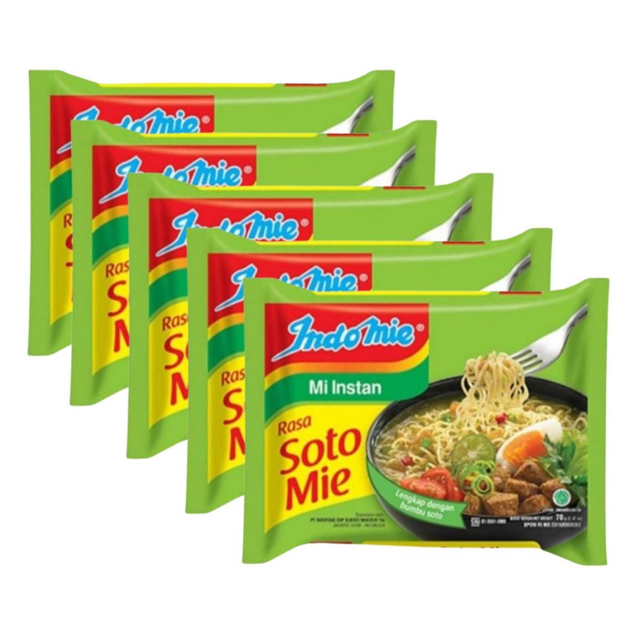 

PALING AMPUH Indomie Mie Instan Soto Mie 5 x 7 gr